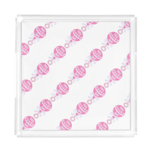 Infant Vanity Tray/Baby Girl Acrylic Tray