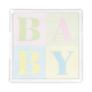 Infant Vanity Tray/Baby-Unisex Acrylic Tray