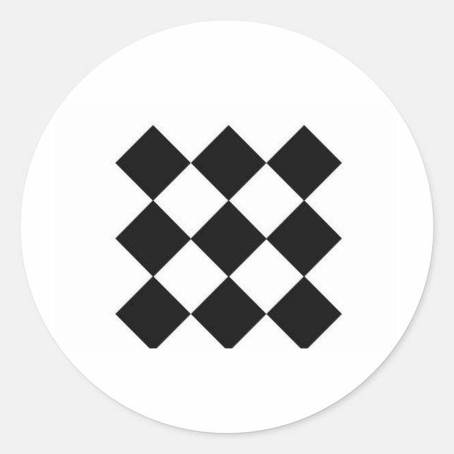 Infant Visual Stimulation Classic Round Sticker (Front)