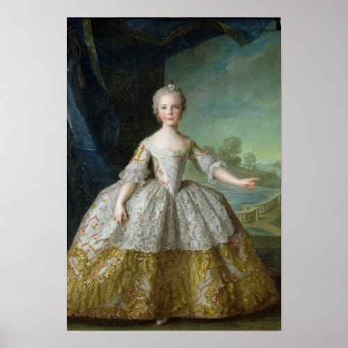 Infanta Isabelle de Bourbon_Parme 1749 Poster