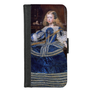 Infanta Margarita Teresa Blue Dress, Velazquez iPhone 8/7 Wallet Case
