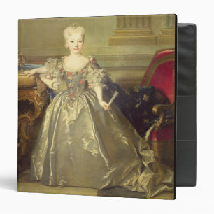 Infanta Maria Ana Victoria de Borbón, 1724 (oil on Binder