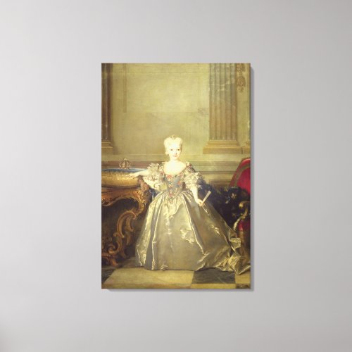 Infanta Maria Ana Victoria de Borbn 1724 oil on Canvas Print