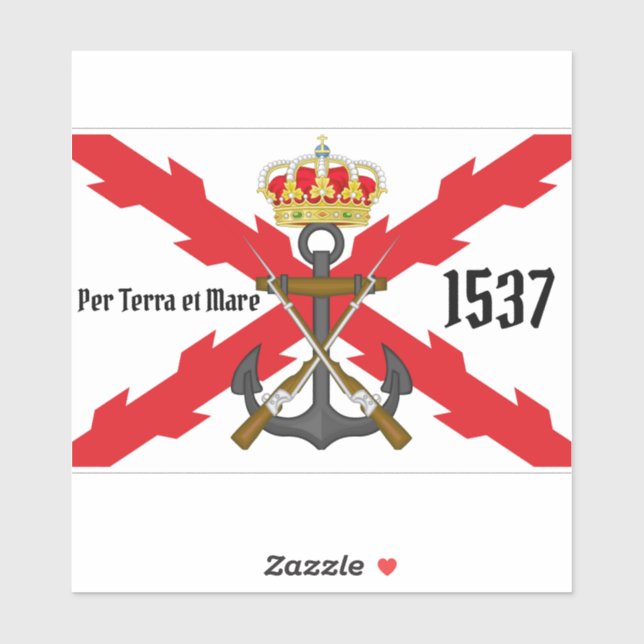 INFANTERIA DE MARINA 1537 STICKER (Sheet)