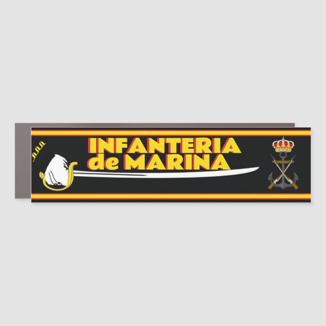 INFANTERIA DE MARINA CAR MAGNET (Front)
