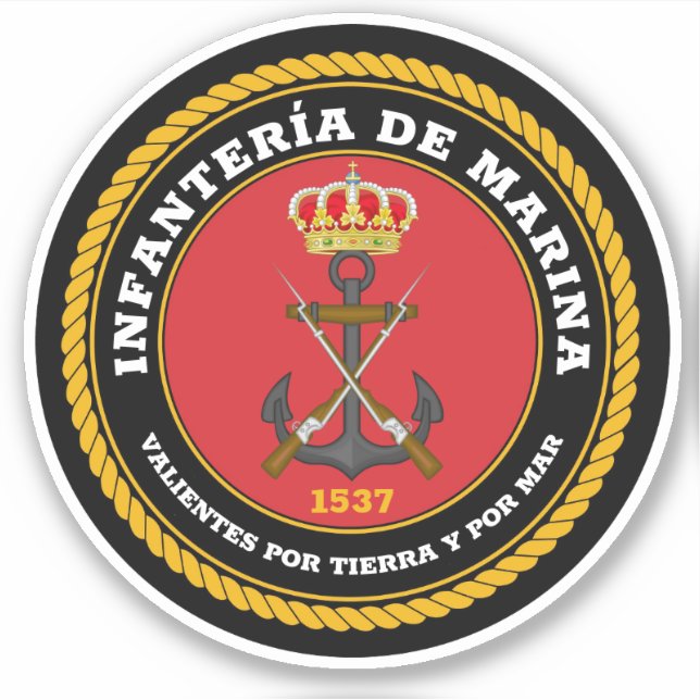 INFANTERÍA DE MARINA STICKER (Front)