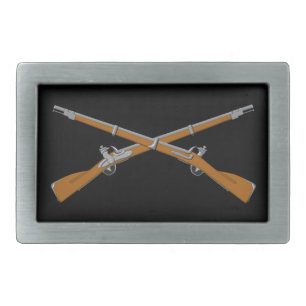 Infantry 11B Belt Buckle