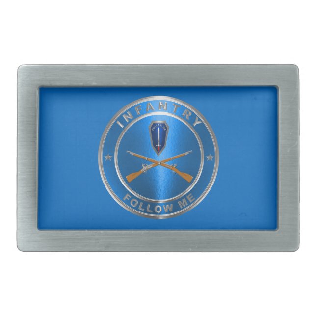 Infantry 11B Belt Buckle (Front)