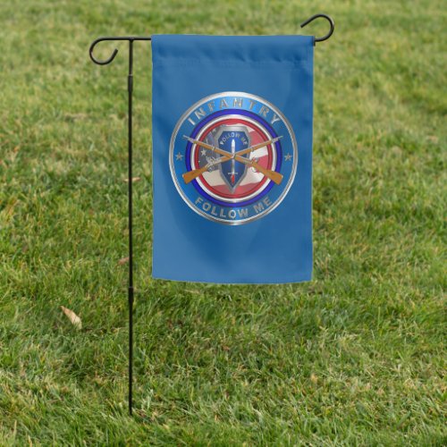 Infantry Army Veteran  Garden Flag