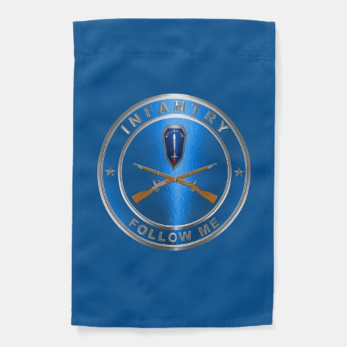 Infantry Army Veteran  Garden Flag