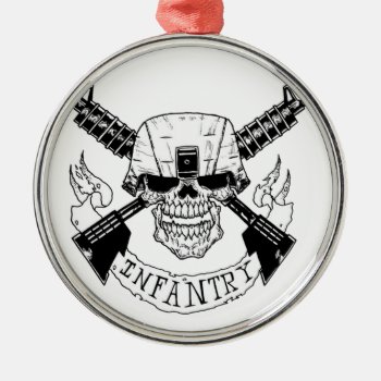 Infantry Metal Ornament by Chiplanay at Zazzle