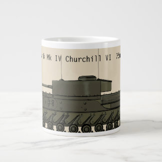 Infantry tank Mk IV Churchill VI Classic British Giant Coffee Mug