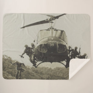 INFANTRY UNLOADS from CHOPPER Sherpa Blanket