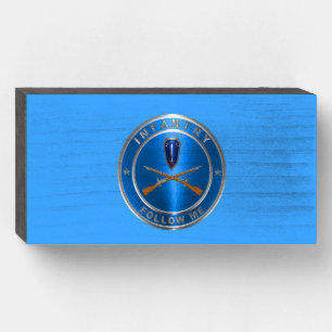 Infantry Veteran  Wooden Box Sign