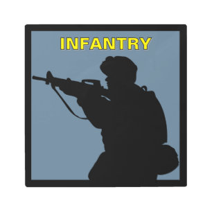 Infantry wall art of a soldier holding a rifle