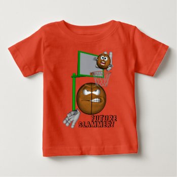 Infants Future Slammer Basketball Creeper by Baysideimages at Zazzle