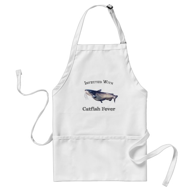 Infected With Catfish Fever Adult Apron (Front)