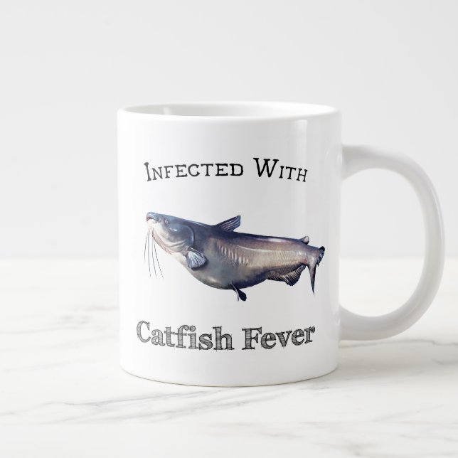 Infected With Catfish Fever Giant Coffee Mug (Right)