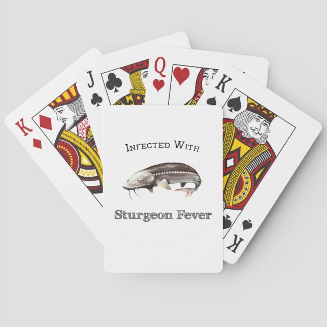 Infected With Sturgeon Fever Poker Cards (Back)
