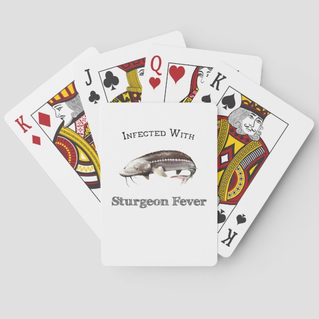 Infected With Sturgeon Fever Poker Cards (Back)