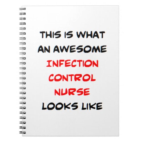 infection control nurse awesome notebook