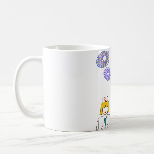 Infection Control Nurse Sticker Pack - Infection C Coffee Mug (Left)