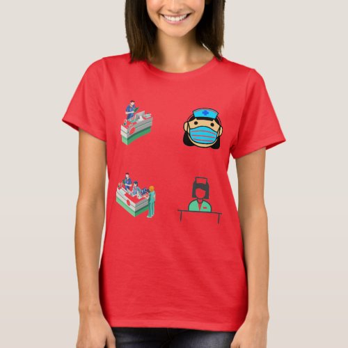 Infection Control Nurse Sticker Pack _ Infection C T_Shirt