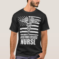 Infectious Disease Nurse American Flag