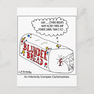 Inferiority Complex Carbohydrate Postcard