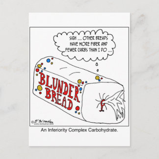 Inferiority Complex Carbohydrate Postcard