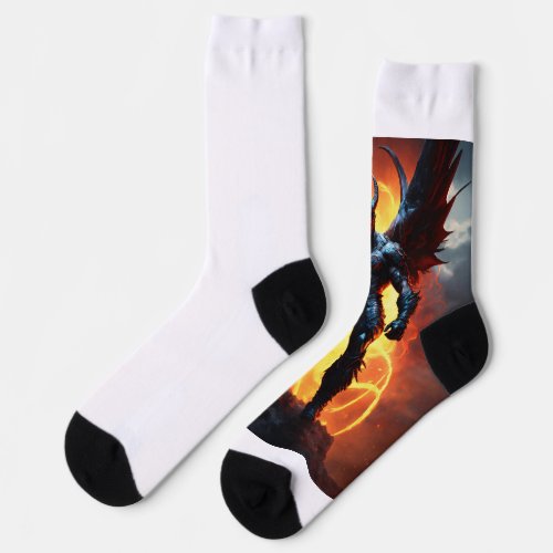 Infernal Conquest Esports Logo Designs Socks