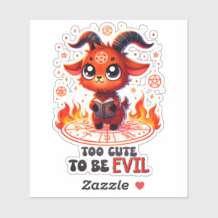 Infernal Cuteness Sticker
