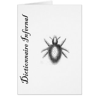 Infernal Dictionary-demon? tick? flea? Cards