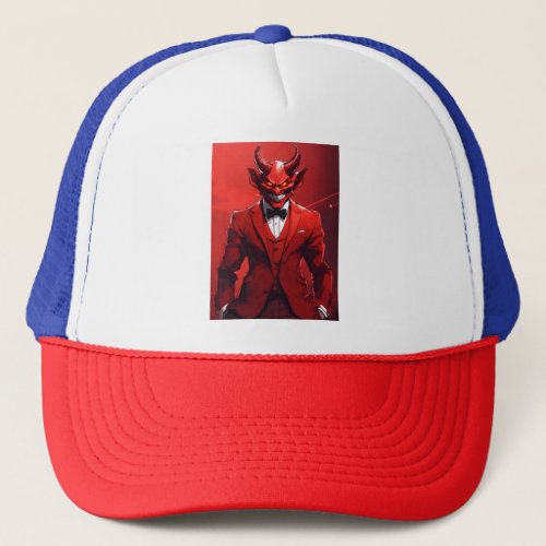 Infernal Elegance Devils Advocate Hat Trucker Hat