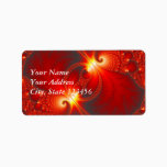 Infernal - Fractal Art Label