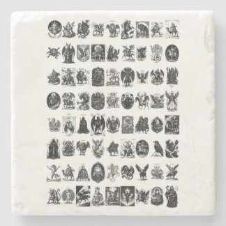 Infernal Icons The Gothic Goetia Collection Stone Coaster