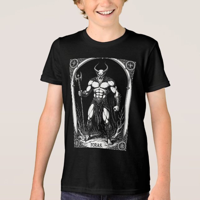 Infernal Majesty of Foras Tri-Blend Shirt (Front)