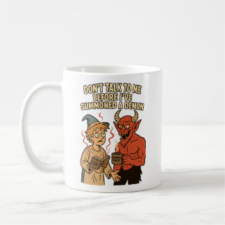 Infernal Roast Funny Coffee Mug D&D Wizard