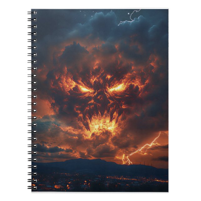 Infernal Storm Demon Notebook (Front)