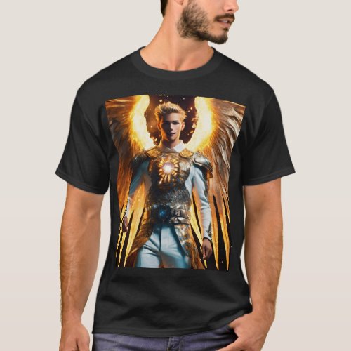 Infernal Warrior Devil Angel T_Shirt Design