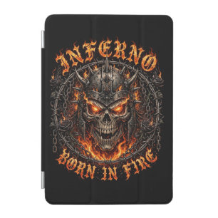 Inferno Born In Fire Skull iPad Mini Cover