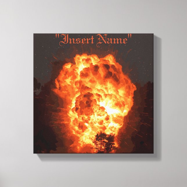 Inferno Canvas Print (Front)