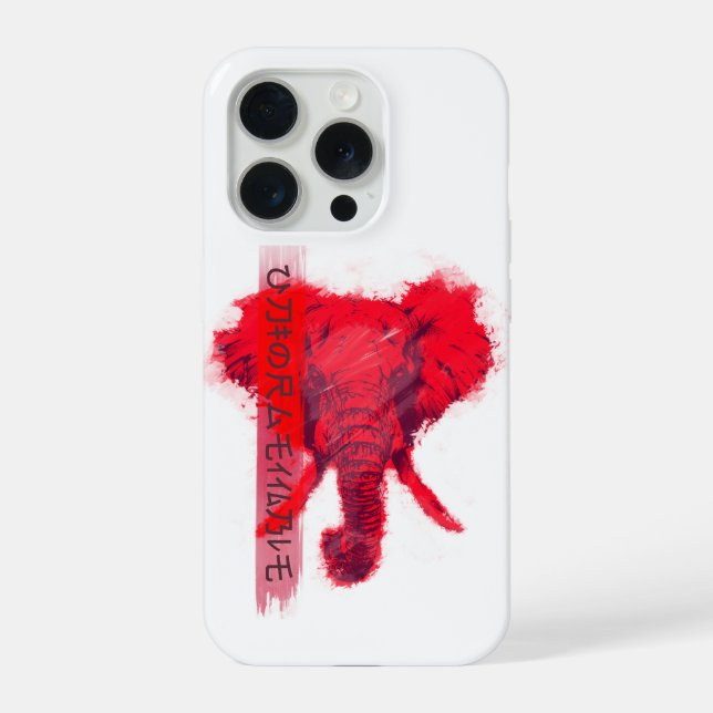 Inferno Elephant  iPhone Case (Back)
