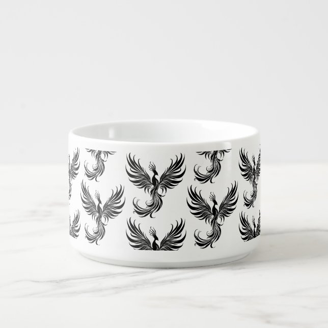 Inferno Feast – Phoenix Pattern Chili Bowl (Center)