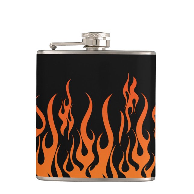 Inferno Fire and Flames Flask (Front)