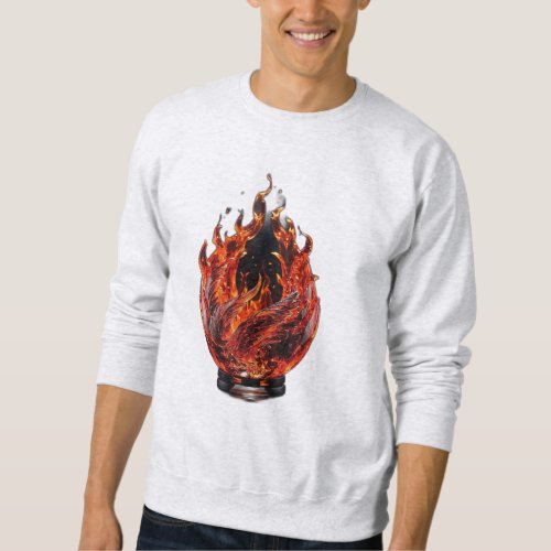 Inferno Flow Fire Lava T_Shirt Sweatshirt