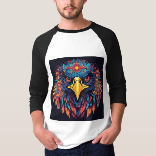 Inferno GuardianA Eagle Bird Logo Design T_Shirt