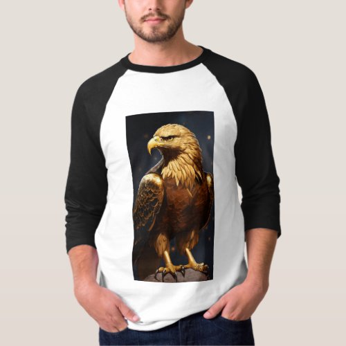 Inferno Guardian A Eagle Bird Logo Design T_Shirt