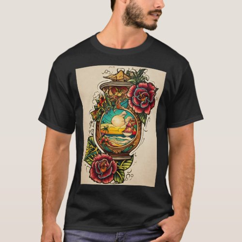 Inferno guardian artist tattoo design T_shirt 