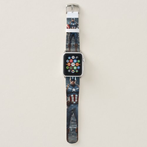 Inferno Guardian Captains Might Tattoo Apple Watch Band